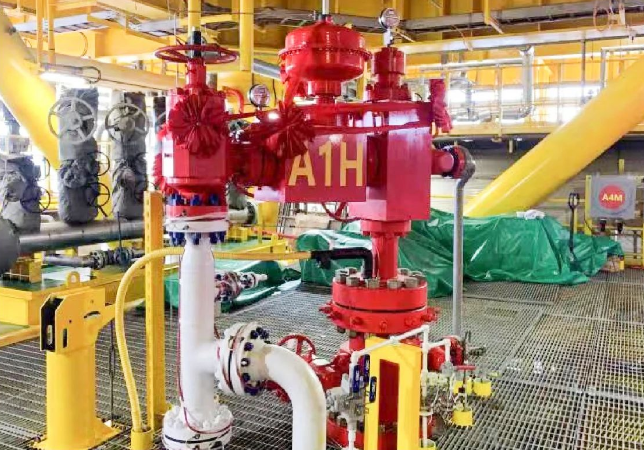 冰球突破mg井口产品助力新里程!亚洲第一深水导管架平台建设(图2)