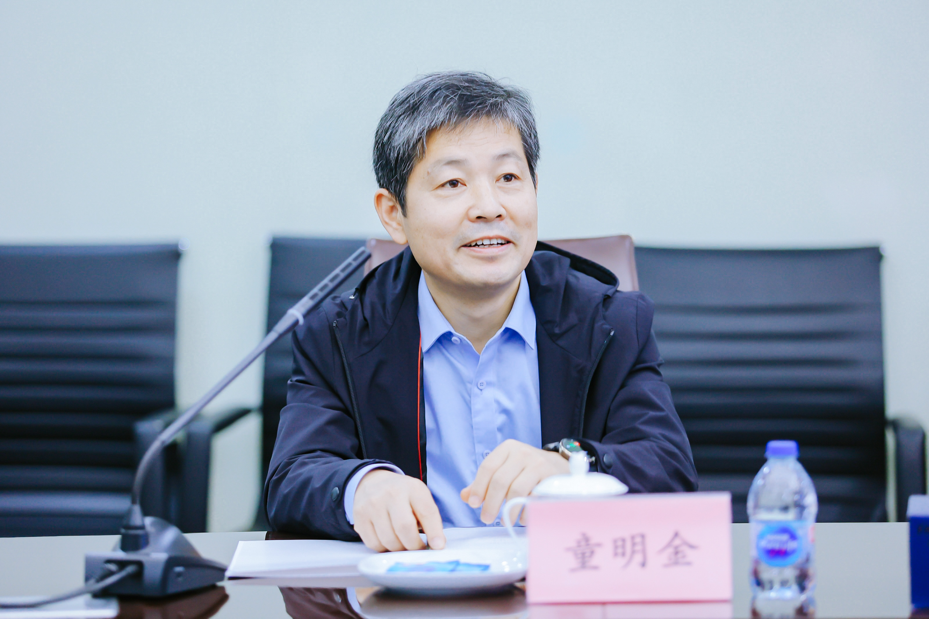 中国石化领导刘会友、张建阔一行莅临冰球突破mg参观考察(图7)