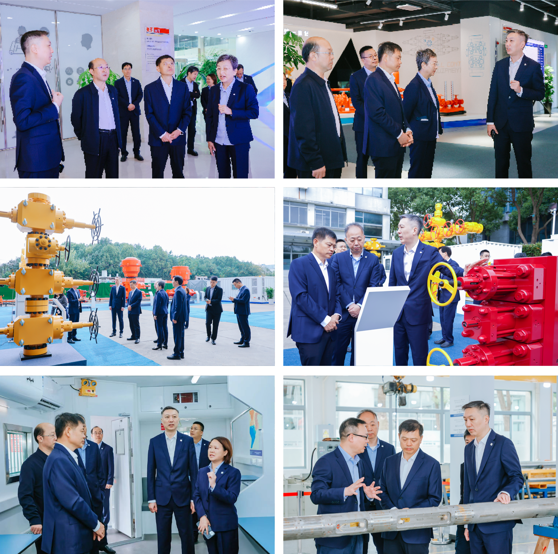 中国石化领导刘会友、张建阔一行莅临冰球突破mg参观考察(图3)